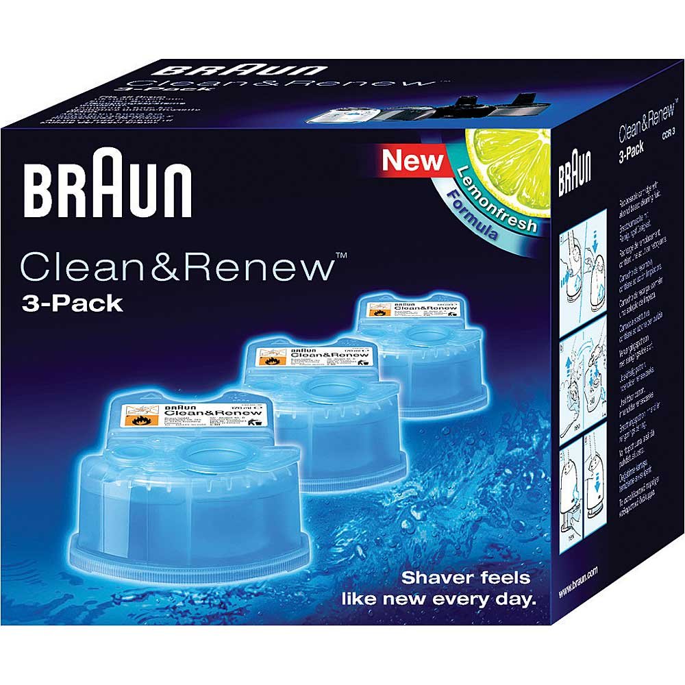 Braun Clean and Renew Refill, 3 Count (Transparent) | eBay