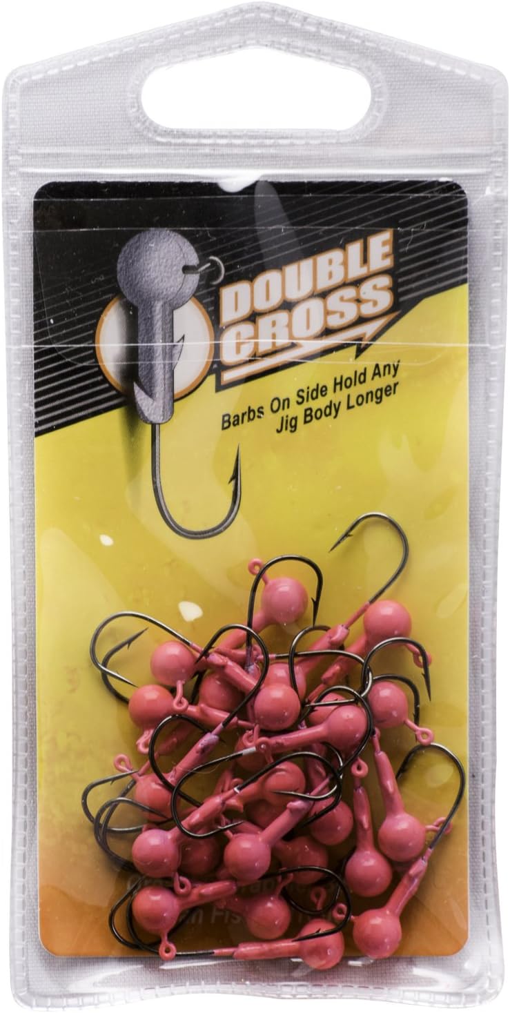 Crappie Double Cross 25Pack Jig Heads, Jigs Amazon Canada