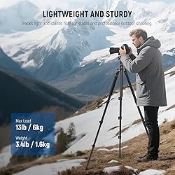 NEEWER Basics Camera Tripod Monopod, 77" Compact