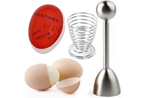 3 Pcs Set Soft Hard Boiled Egg Cracker Topper Stainless Steel Shell Separator Remover Eggs Cutter