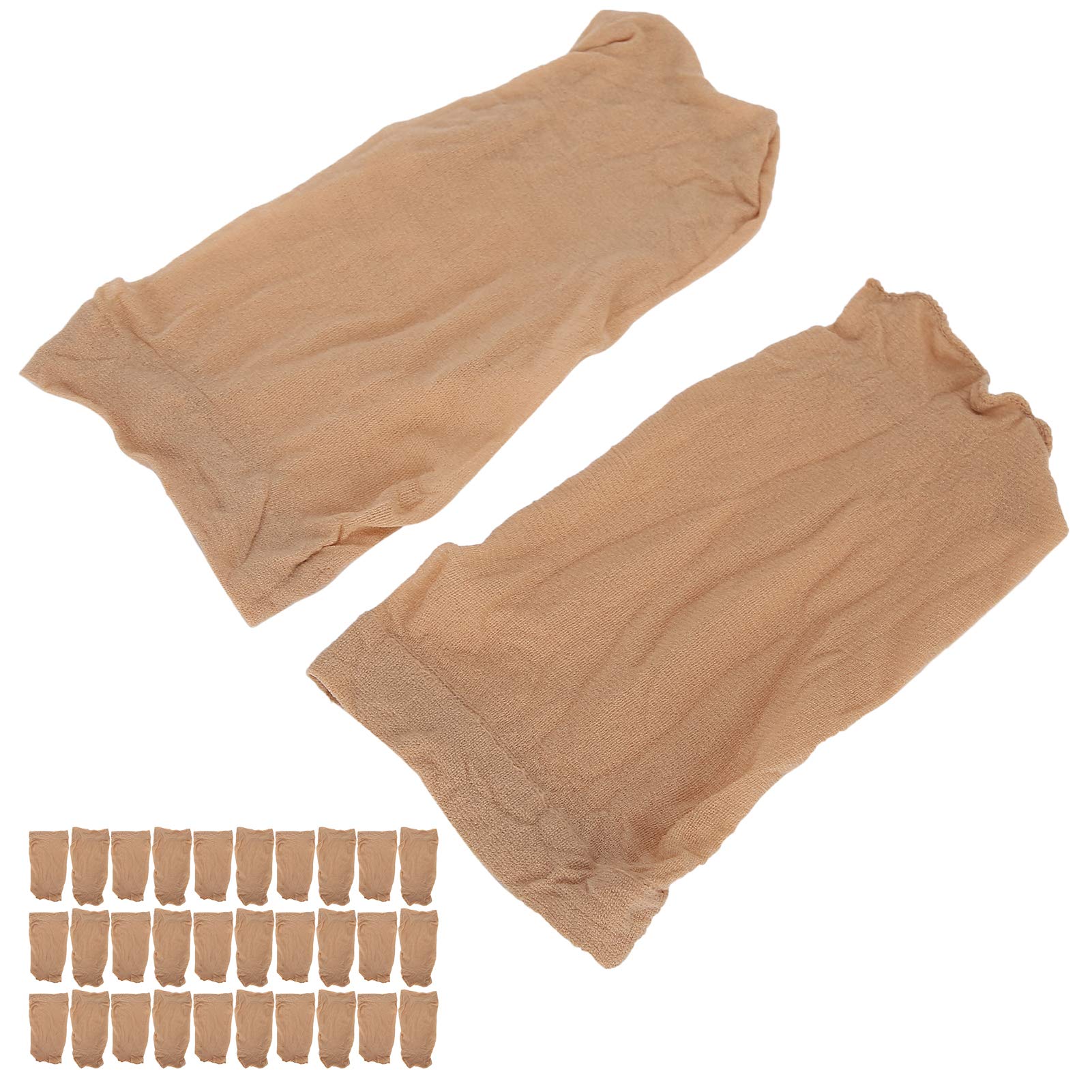 Easy To Clean 30 Pieces Wig Cap, Elastic Wig Cap Ultra‑thin, Stretchy Nylon Wig Caps for Prevent Wig From Slippage(Flesh-colored)