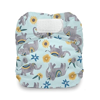 Thirsties Newborn AIO Cloth Diaper, Hook Loop, Kuwait Ubuy