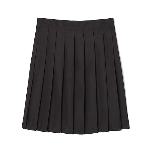 French Toast Girls Pleated Skirt, Black, 18,Big Girls