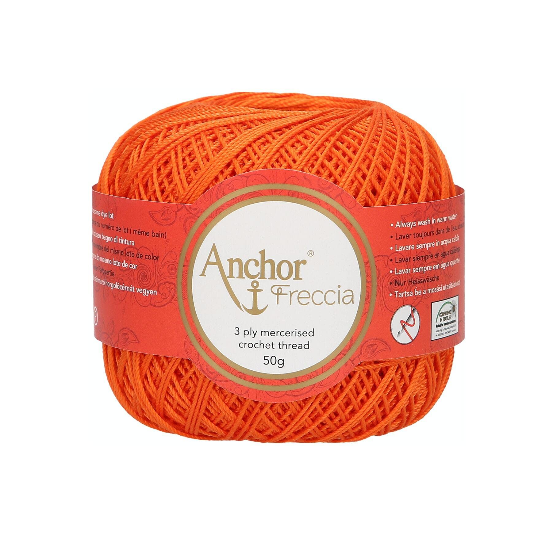 Anchor Freccia, Thickness: 6, Packaging: 50G, Running Length: 175M 330 Crochet Threads — image 1