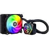 SilverStone Technology SST-PF120-ARGB Permafrost 120mm All in One Multi-Chamber Addressable RGB CPU Liquid Cooler Supports In