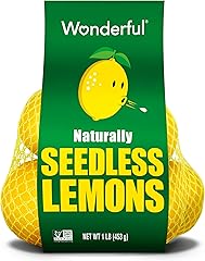 Wonderful Naturally Seedless Lemons - Healthy Food, Fresh Fruit, 1lb Bag