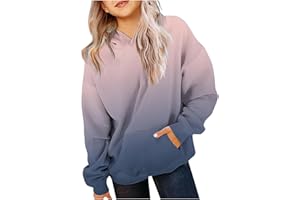 Girls Hoodie Casual Long Sleeve Hooded Sweatshirts Oversized Pullover Tops Cute Preppy Clothes Kids Boys 2-15 Years