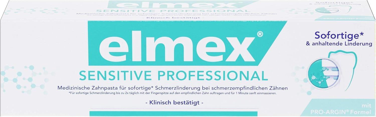 Amazon.de: elmex SENSITIVE PROFESSIONAL Zahnpasta mit PRO-ARGIN - Elmex Zahnpasta