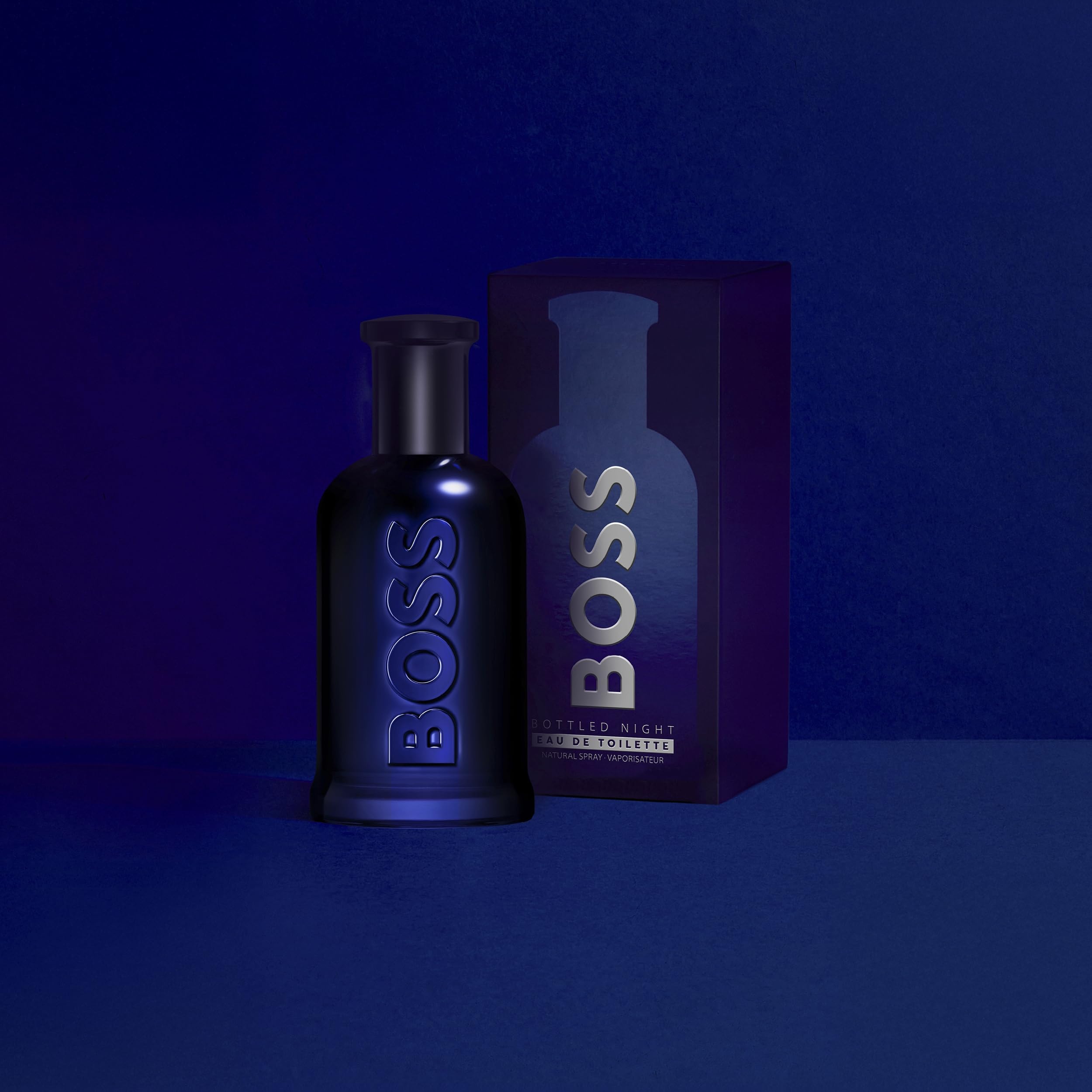 BOSS Bottled Night - Eau de Toilette for Him - Woody Fragrance with Notes of Birch Leaf, Cardamom and Musk - Medium Longevity