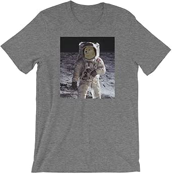 Amazon.com: AUCAR Dógêcóín Ástrónáưt Cưtê Hưmór Unísêx ...