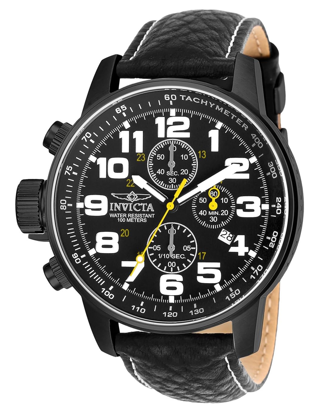 Invicta 3332 I-Force Herren Uhr Edelstahl Quarz schwarzen Zifferblat:  Invicta: Amazon.de: Uhren