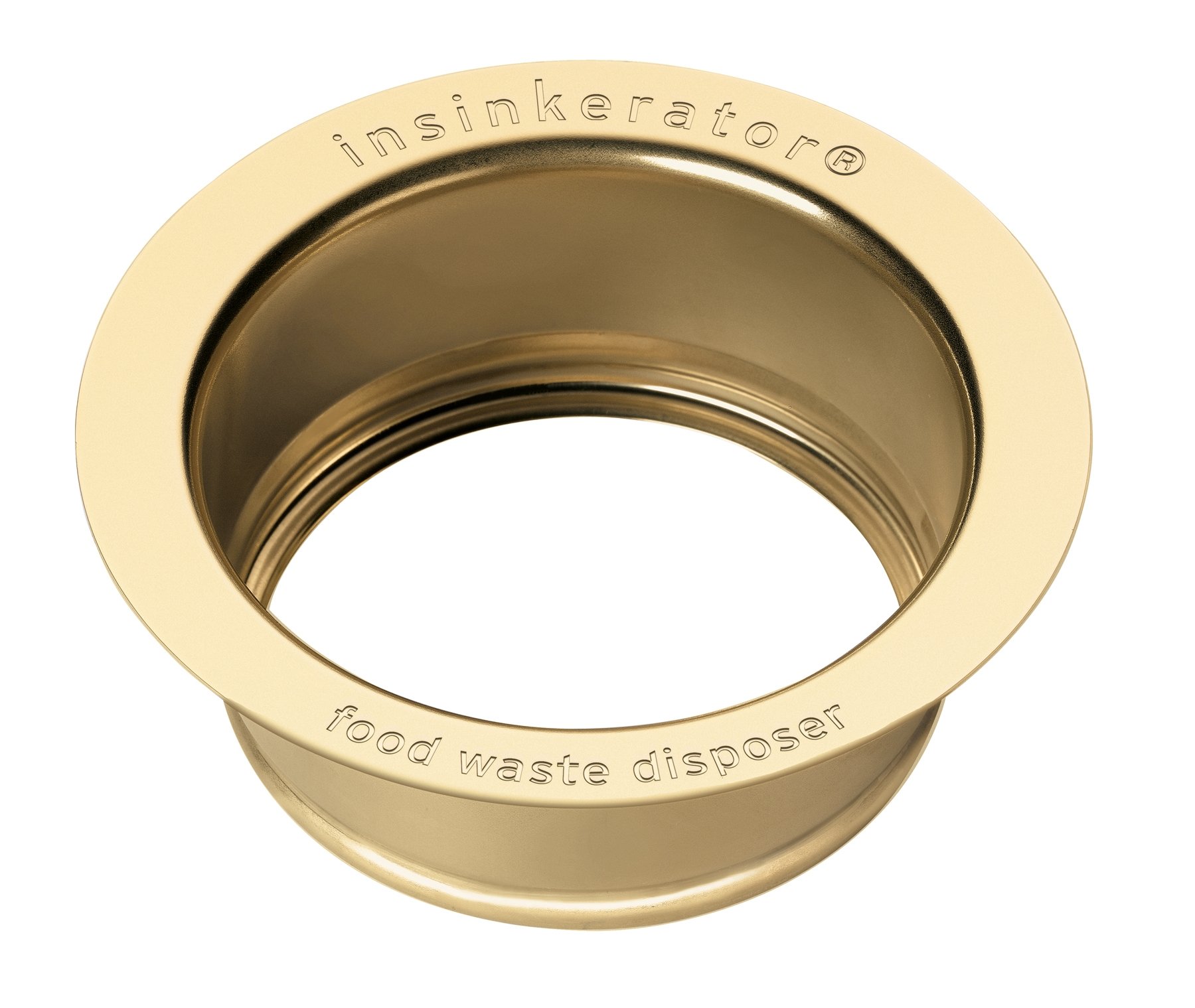 InSinkErator Sink Flange, French Gold, FLG-FG