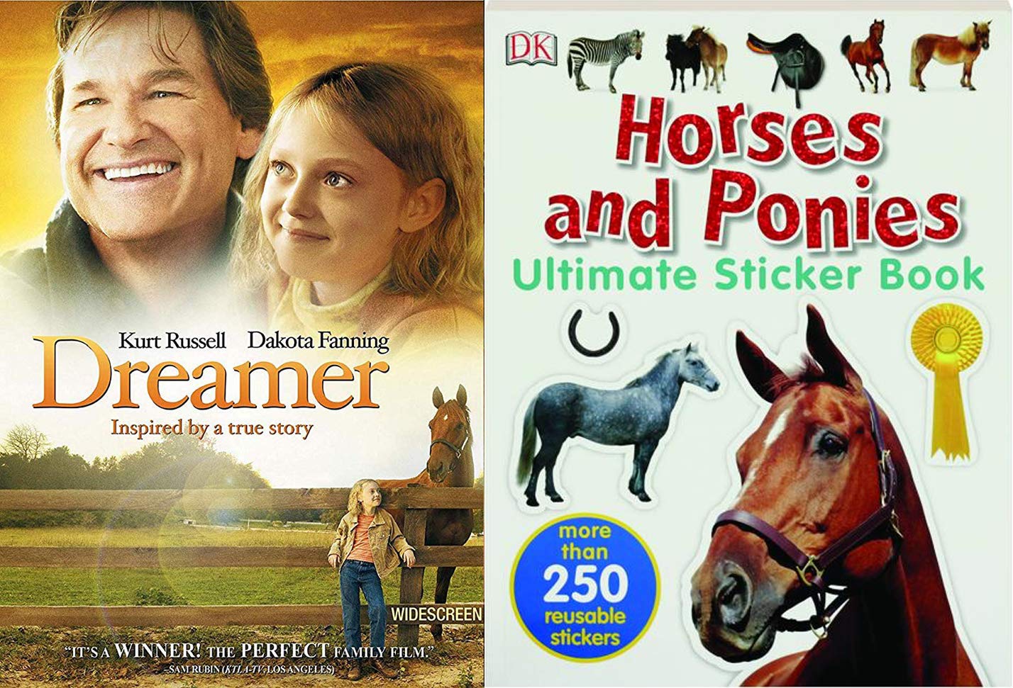 Amazon Com Fun Packed Horse Ponies Dvd Movie Dreamer Ultimate Sticker Activity Book Movies Tv