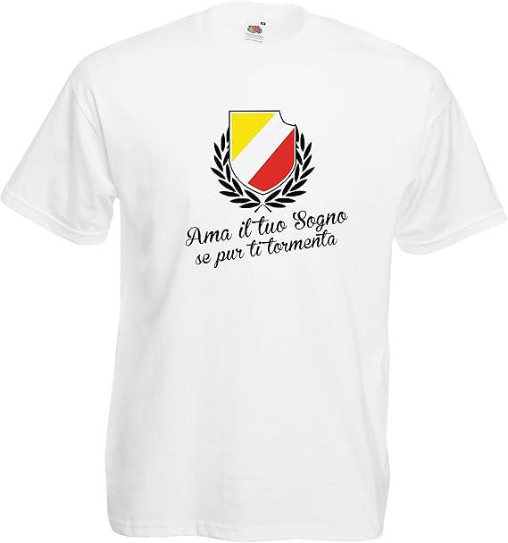 Settantallora TShirt Maglietta J1726 AMA Il Tuo Sogno se Pur Ti Tormenta Amazon.it Settantallora TShirt Maglietta J1726 AMA Il Tuo Sogno se Pur Ti Tormenta Amazon.it