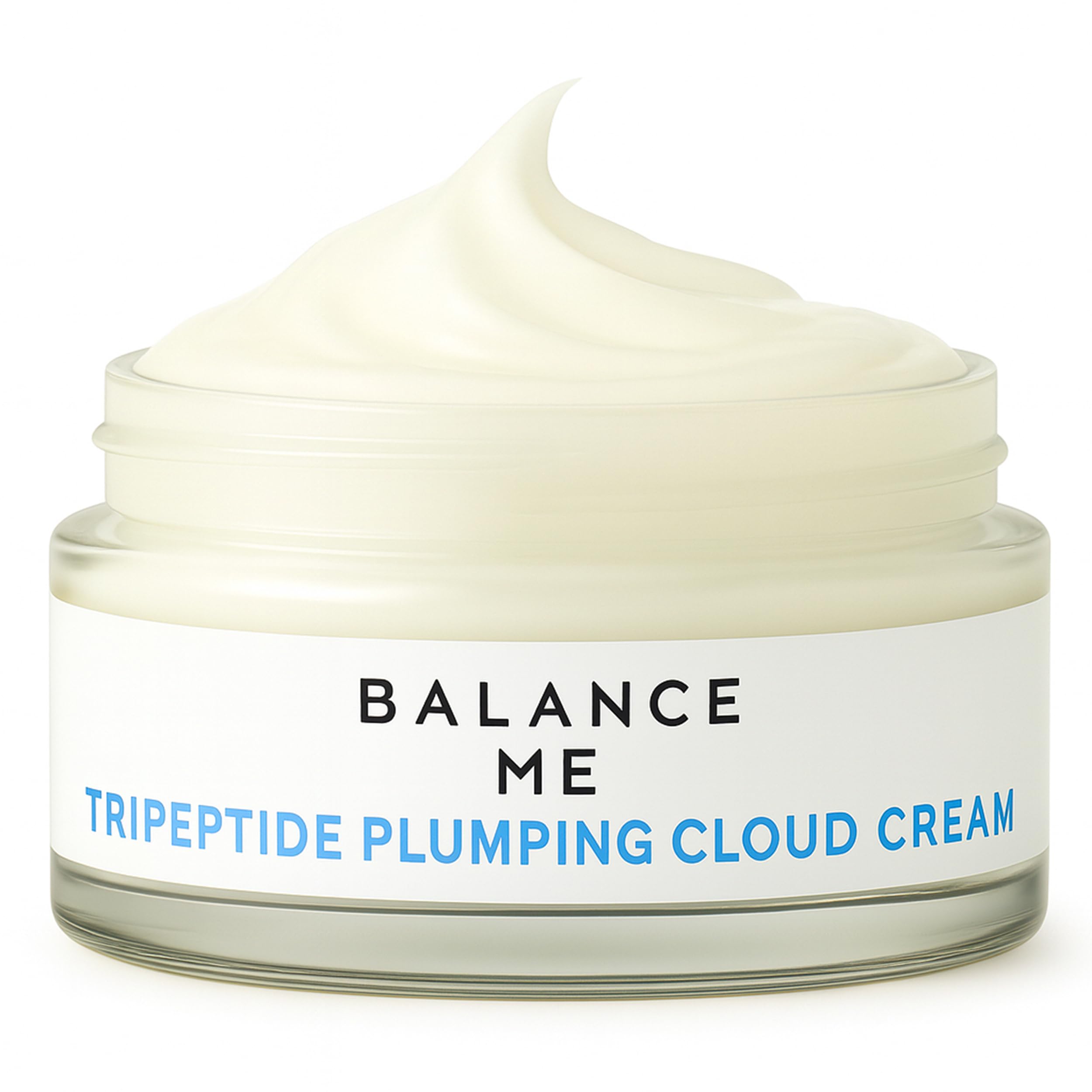 Balance Me Tripeptide Plumping Cloud Cream 50ml, Face Moisturiser for Day and Night Use with Ceramides and Hyaluronic Acid, Collagen For Anti Aging and Anti Wrinkle