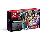 Nintendo Switch w/ Neon Blue & Neon Red Joy-Con + Mario Kart 8 Deluxe (Full Game Download) + 3 Month Nintendo Switch Online I