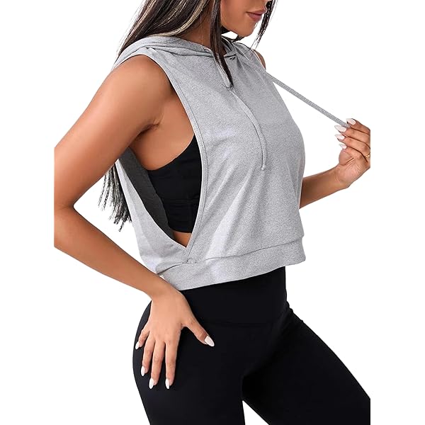 KKJ - Playera Sin Mangas Para Mujer, Cuello Redondo, Acanalada, Color