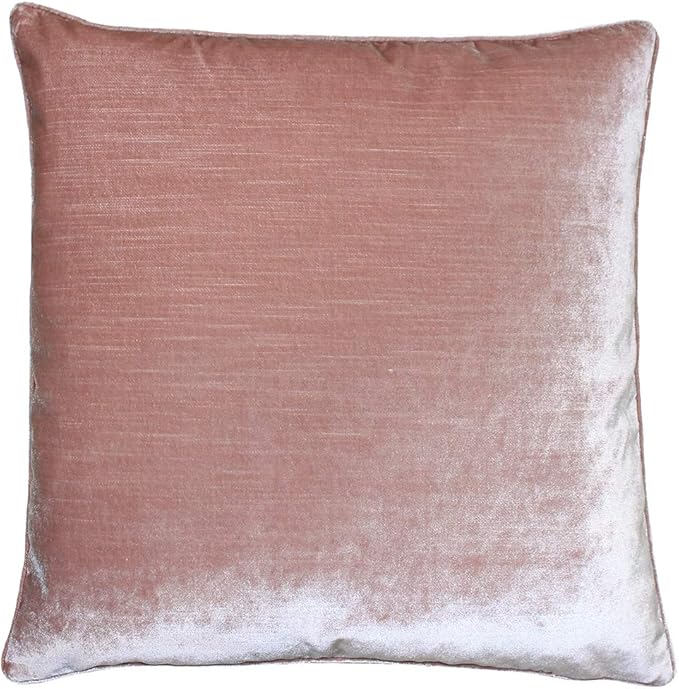 Paoletti Luxe Velvet 55X55 C/CASE Blush, Polyester, Erröten, 55x55cm