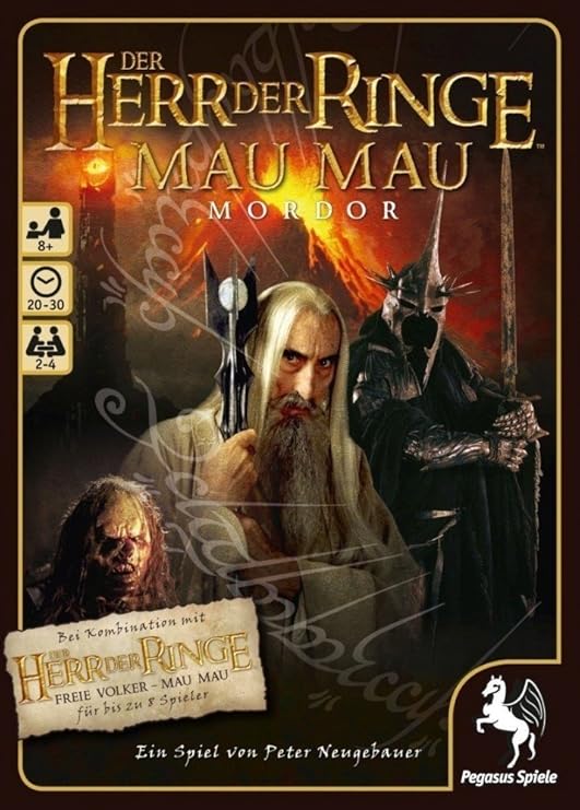 Pegasus Spiele 18122G - Herr der Ringe MauMau, Mordor