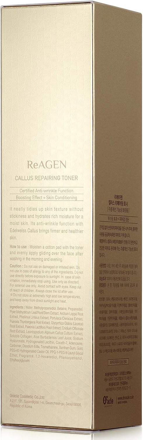 DR.ORACLE Callus Repairing Toner, Gold Anti Aging Face Toner, Hyaluronic Acid Skin Care Products, Dermatologist tested - Image 4