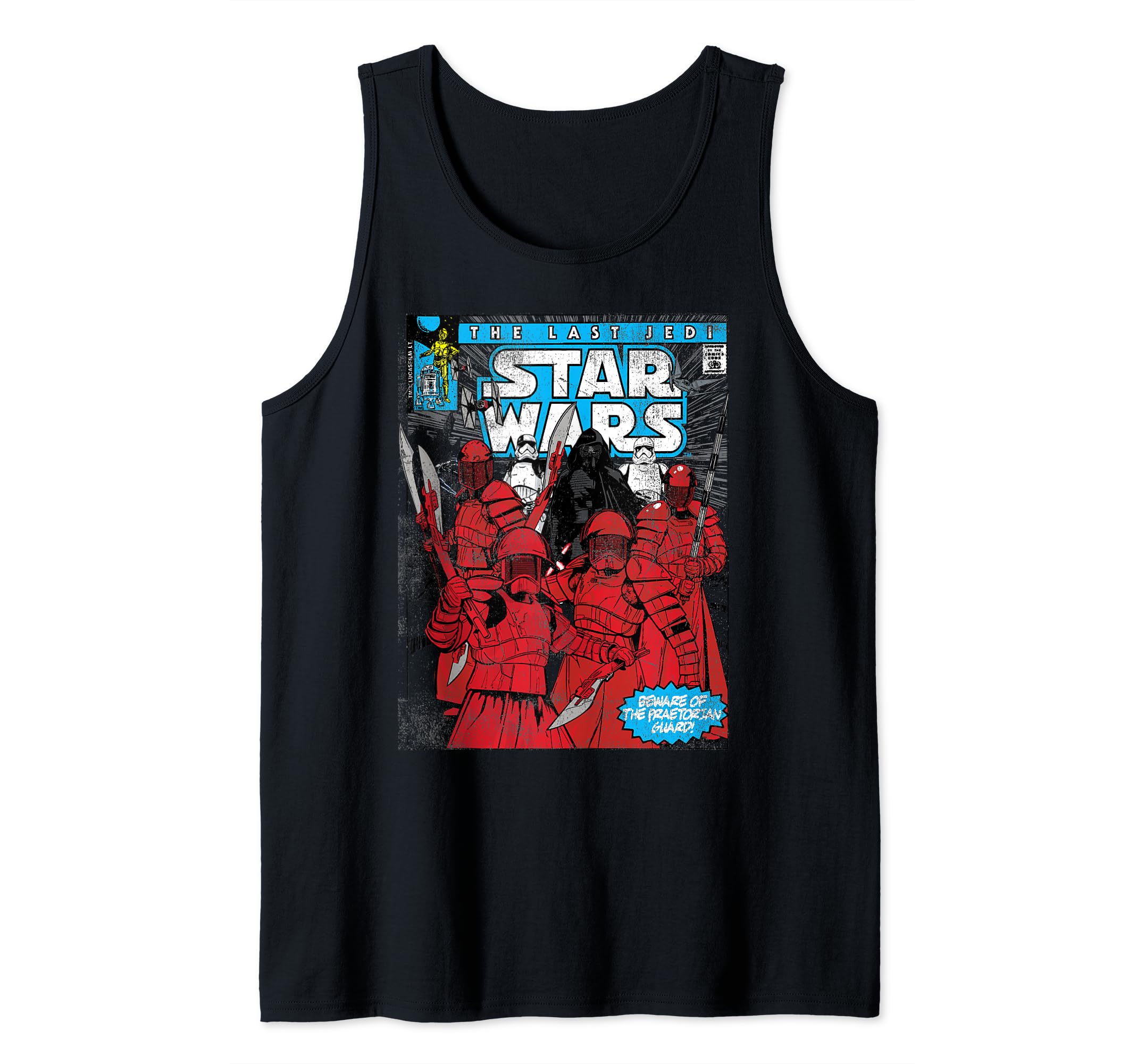 Star Wars: The Last Jedi Comic Book Cover Tank Top