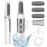Electric Foot Callus Remover,3 Rollers,3 Speeds, Professional Electric Foot File Pedicure Tool Foot Scrubber for Feet Dead Skin,Smooth Pedicure Wand Feet Spa Care Kit for Men & Women,Ideal Gift