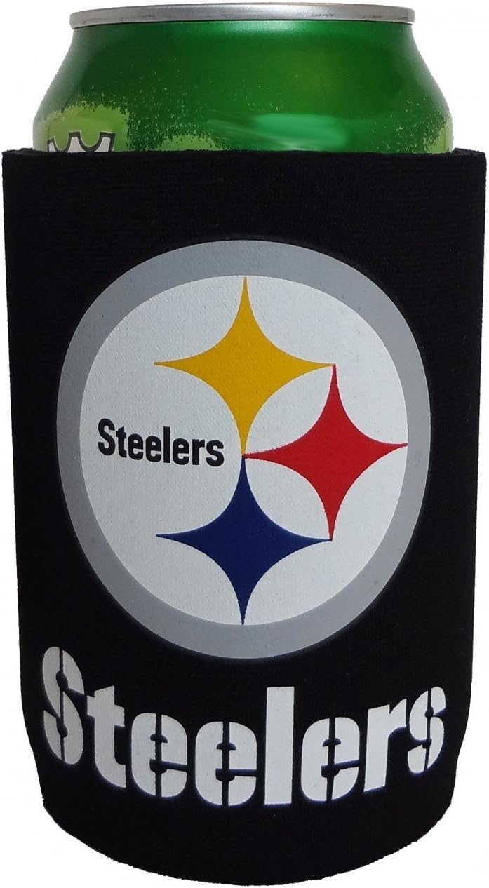 steelers beer koozie