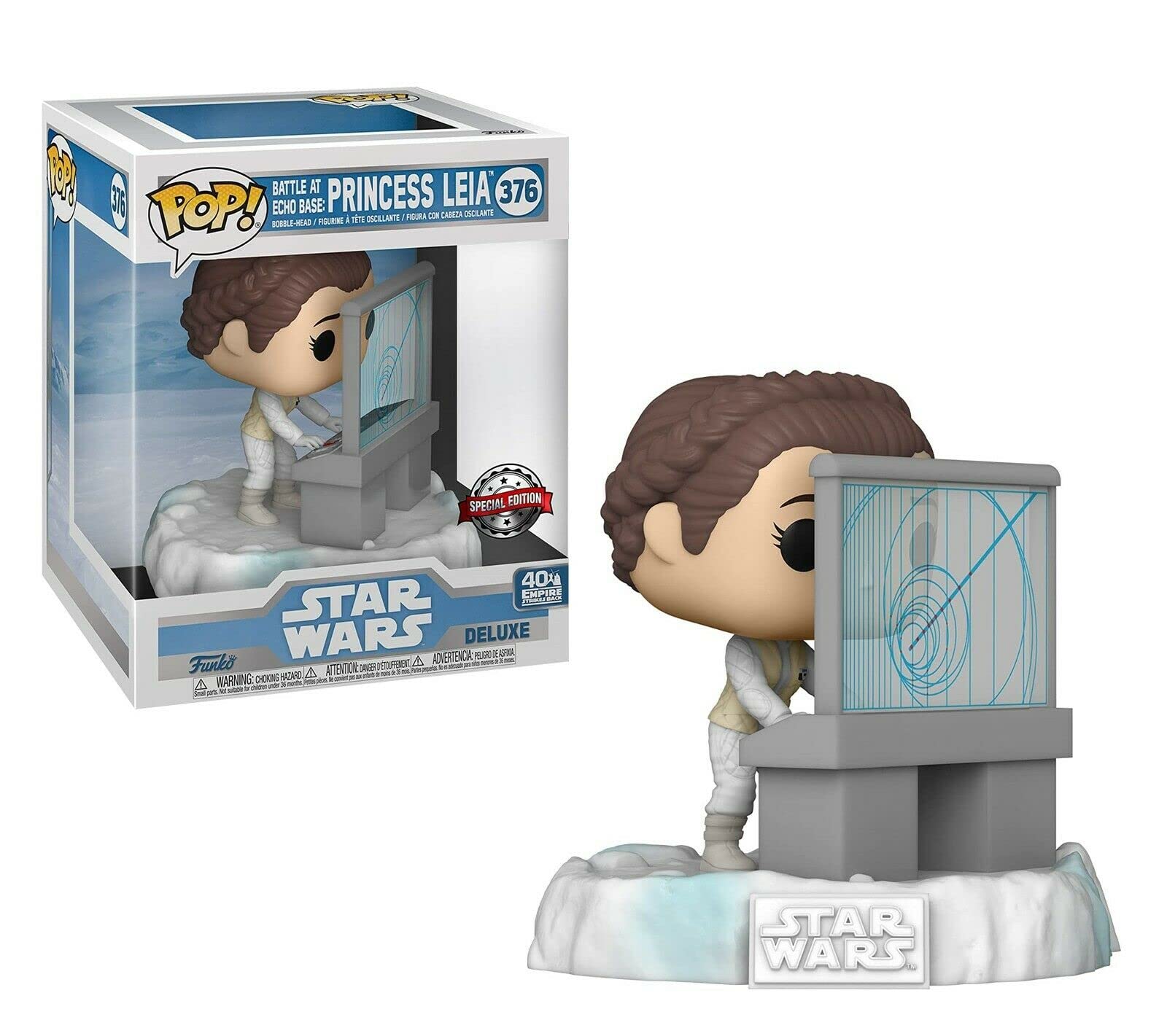 Funko Pop Deluxe Star Wars Number 376 Battle At Echo Base Princess Leia Special Edition