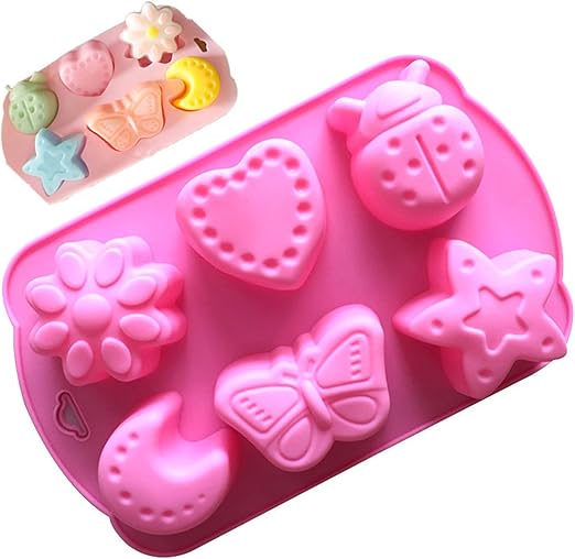 Baking Cake Fondant Tools Bear Moon Cute Polymer Clay Mould Chocolate Candy Soap Molds Bakeware Pudding Jelly Mould For Party