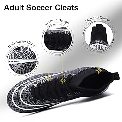 Soccer Cleats Men Womens Football Cleats for Big