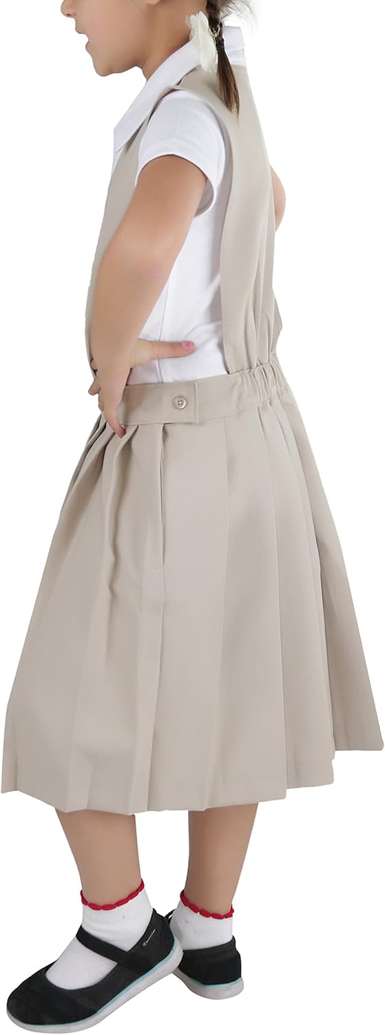 ToBeInStyle Girl's Uniform Jumper Dress: Clothing
