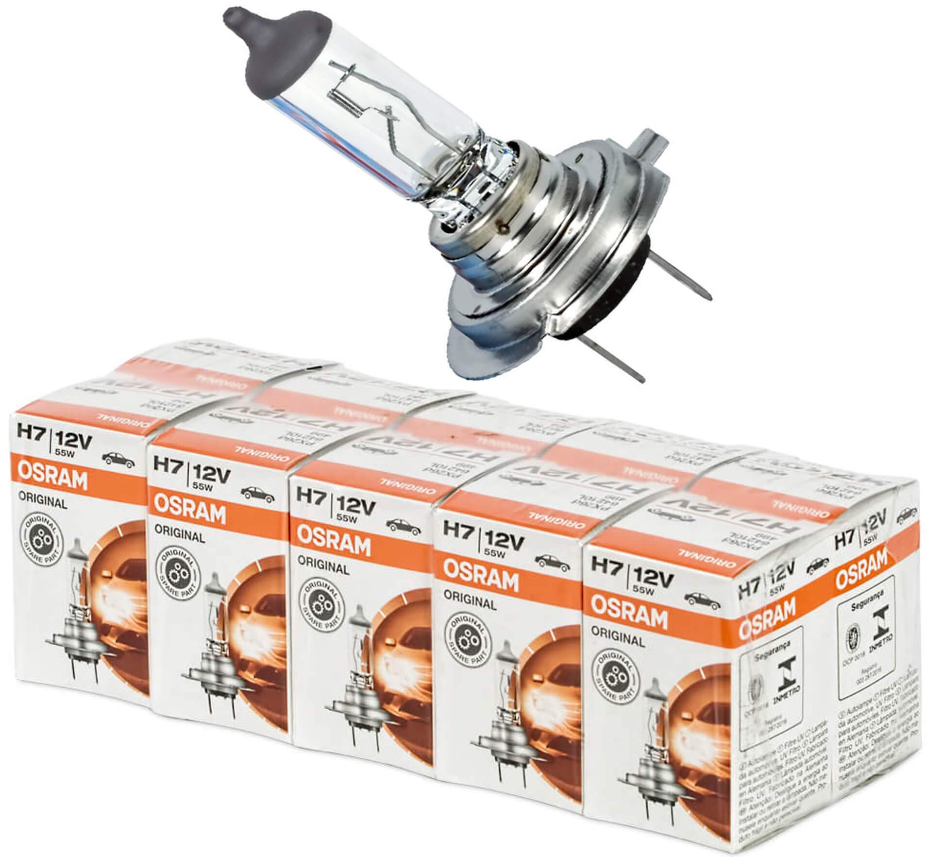 OSRAM ORIGINAL LINE H7, Longlife, Pack of 10