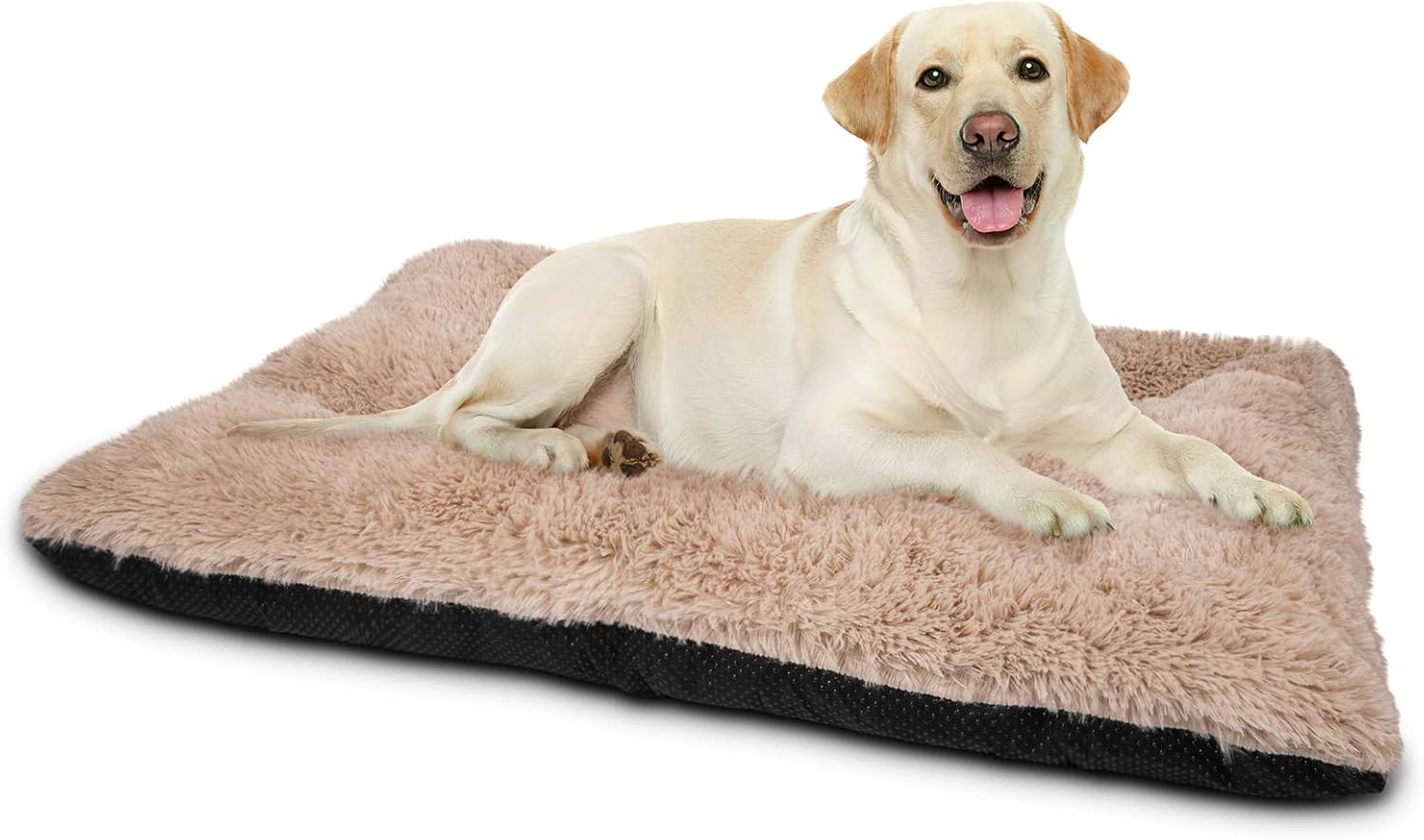 JOEJOY Dog Bed Crate Pad, Ultra Soft Calming Washable AntiSlip