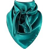 GERINLY Solid Color Wild Rag, Pure Cowboy Bandanas 35 Inch, Bolo Scarf for Men Women