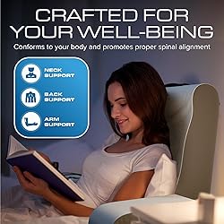 Kolbs Reading Pillow | Full Support Comfort Solid