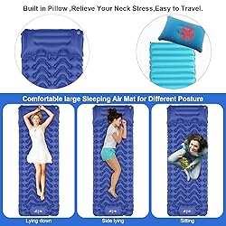 MOXILS Sleeping Pad, Ultralight Inflatable Sleeping