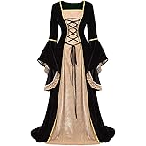 Zhitunemi Renaissance Costumes for Women Dress: Medieval Costume Womens Halloween Dress - Fairy Renaissance Festivals & Fairs