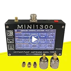 Upgraded Mini1300 Antenna Analyzer 0.1Mhz~1300MHz