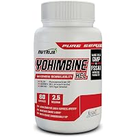 Nutrija Yohimbine HCL 2.5mg [Strength & Potent Fat Burner] - 60 Capsule