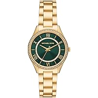 Amazon.com: Michael Kors Lexington Three-Hand Gold-Tone Stainless