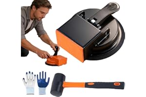 Floor Gap Fixer Tool Heavy Duty Suction Cup, Adjustable Height Setter Laminate Floor Gap Repair Kit for Vinyl Plank Hardwood 