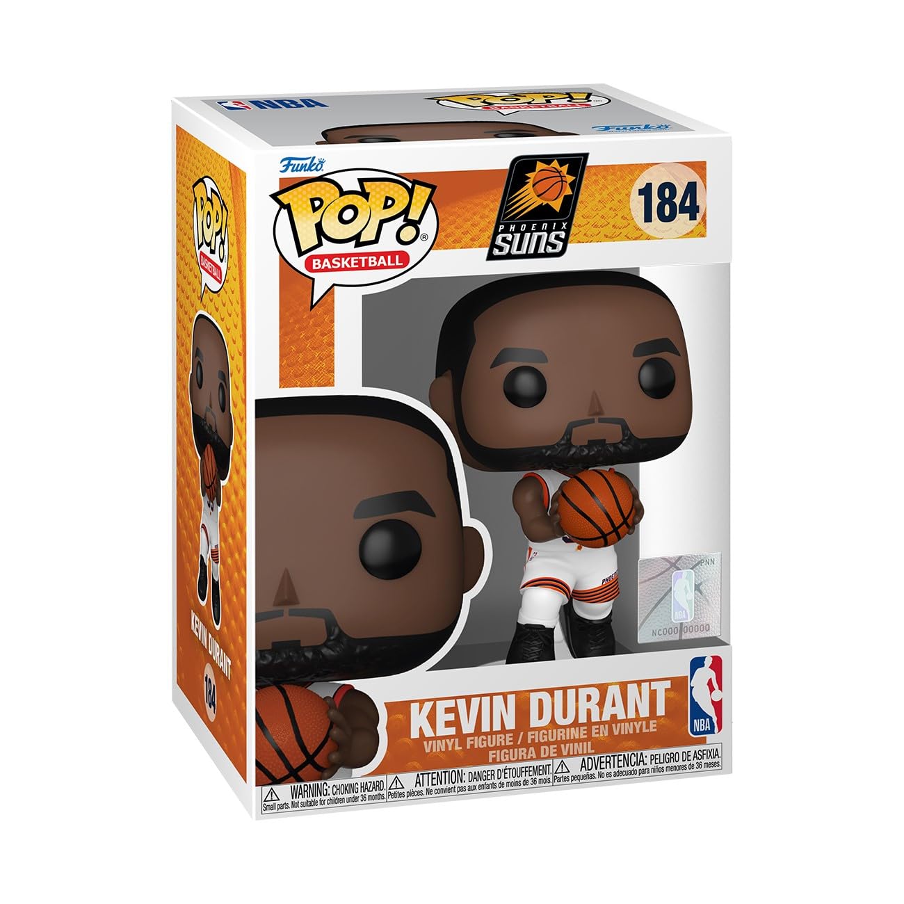 Funko Pop! NBA: Suns - Kevin Durant - Collectable Vinyl Figure - Gift Idea - Official Merchandise - Toys for Kids & Adults - Sports Fans - Model Figure for Collectors and Display