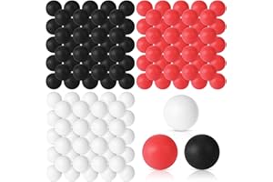 Libima 120 Pack Colored Table Tennis Balls 40 mm Plastic Balls Bulk for 4th of July Carnival Wedding Pool Games, DIY Arts, Pet Toys, School Patriotic Activities