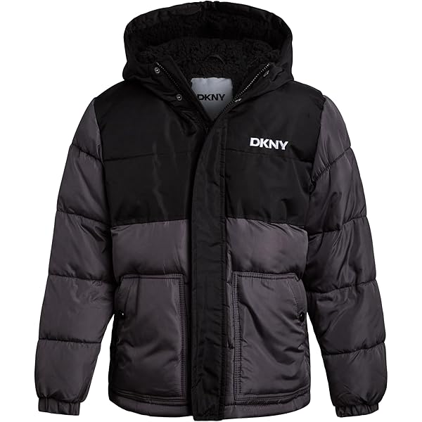Amazon.com: DKNY Boys Puffer Jacket - Midweight Insulated Wind