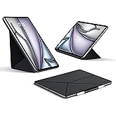 PITAKA for iPad (A16) 11th Generation Case (2025), iPad 10th Generation Case (2022), Portrait/Landscape Magnetic Folio with Pencil Holder, 4 Standing Angles, Black