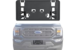 OKPARZ Replacement for Front Bumper License Plate Frame Bracket 2021 2022 2023 Ford F150 ML3Z-17A385-BB 2.7L 3.0L 3.5L