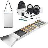 VEVOR Gold Panning Kit with Sluice Box, 50" Aluminum Mining Equipment, 23 PCS Prospecting Kit with Gold Pan, Classifier Scree