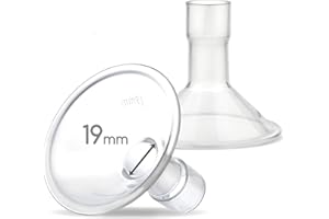 Maymom MyFit 19 mm Shields; Compatible with Medela Breast Pumps Having PersonalFit, Freestyle, Harmony, Maxi Connector; Conne