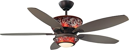 Kendal Lighting Ac17452 Orb Mocha 52 Inch Ceiling Fan Oil Rubbed