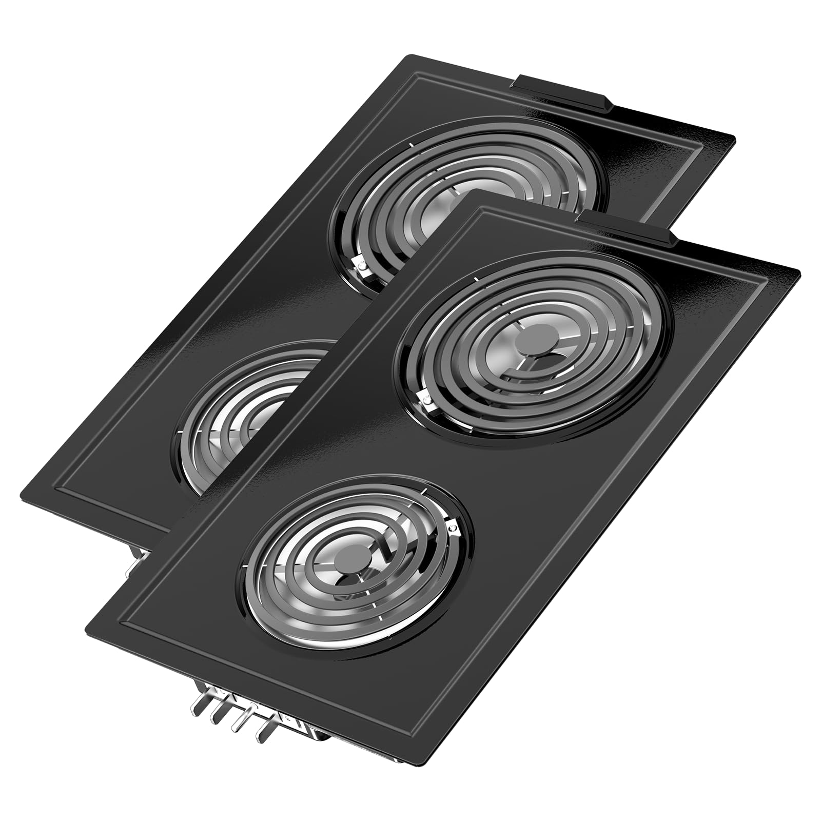Photo 1 of [2 PACK] Upgraded JEA7000ADBA Coil Cartridge Compatible with Jenn Air Cooktop Replacement Parts, Kenmore Whirlpool Electric Burner Cartridge With Drip Pans, Jenn-Air JEA7000ADB Range Stove Cartridge